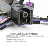 High Quality Eachine Wizard X220 FPV Racer Blheli_S Naze32 6DOF 5.8G 48CH 200MW 700TVL Camera w/ FlySky I6 RTF FPV Drone